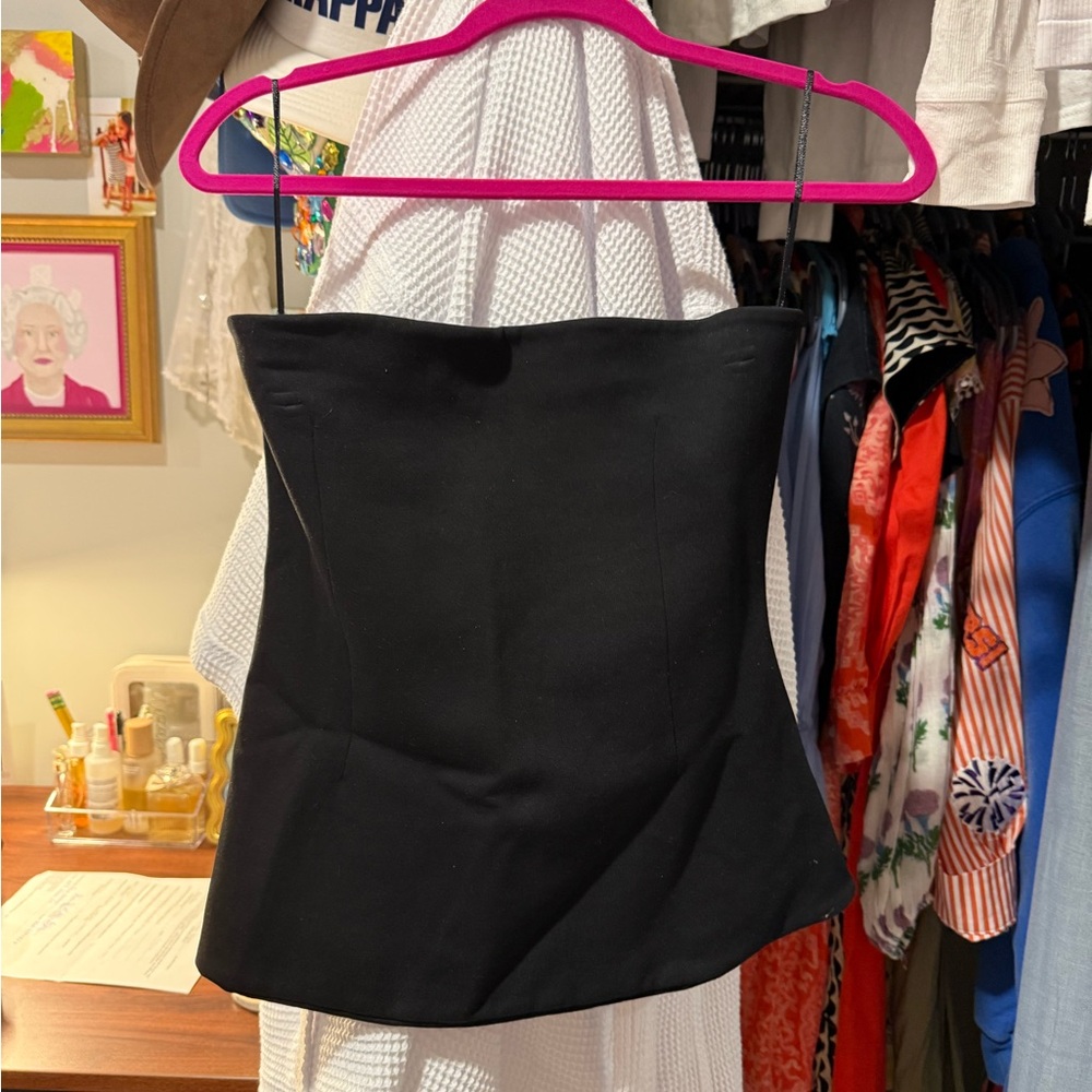 Zara Black Strapless Top